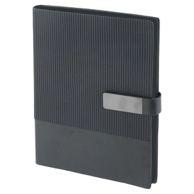 Siyah termo deri defter