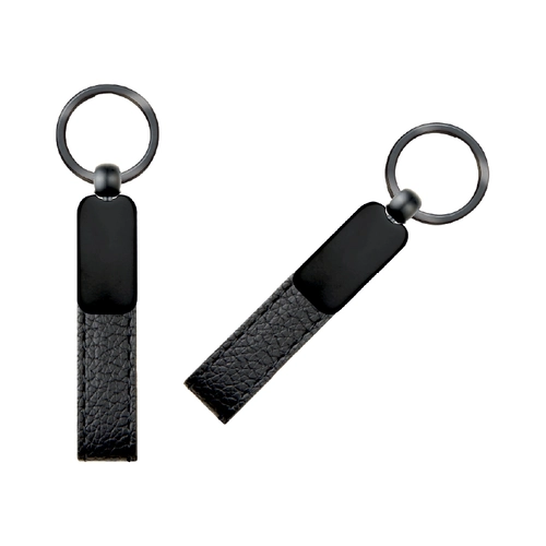 Çift Taraflı Metal Suni̇ Deri̇ Anahtarlık