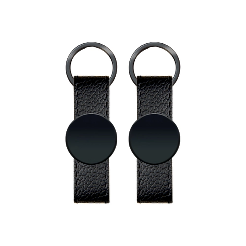 Çift Taraflı Metal Suni̇ Deri̇ Anahtarlık