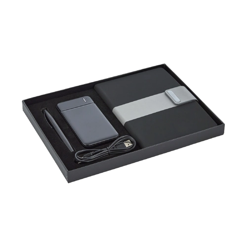 Defter & Kalem & Powerbank Set