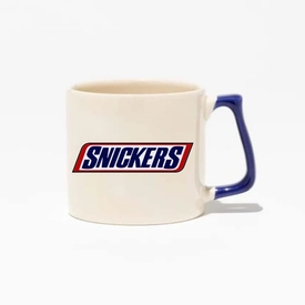 Luks Lacivert Kulplu Seramik Kupa