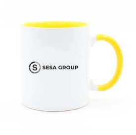 İçi & Kulbu Sarı Seramik Kupa