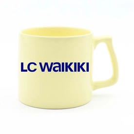 Luks Pastel Sarı Seramik Kupa