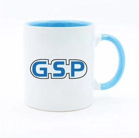 İçi & Kulbu Mavi Seramik Kupa