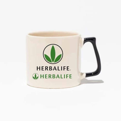 Luks Siyah Kulplu Seramik Kupa