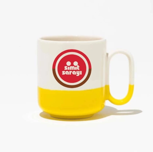 Pro Seramik Sarı Tabanlı Kupa