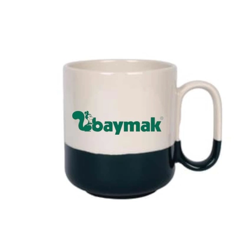 Pro Seramik Koyu Yeşil Tabanlı Kupa