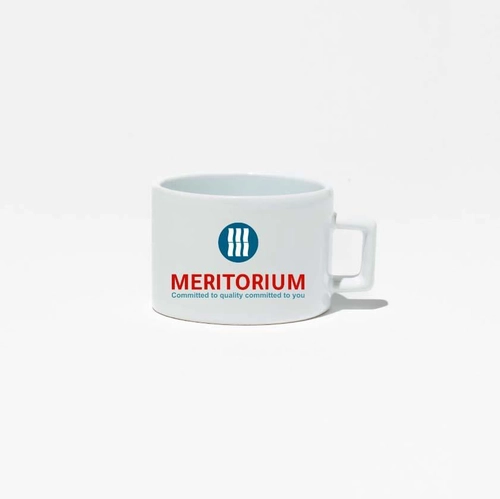 Seramik Beyaz Nescafe Fincanı